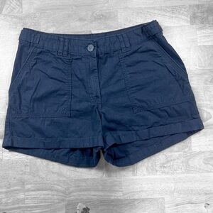 𝅺H&M Women’s Black Cuff Hem Shorts Size 6